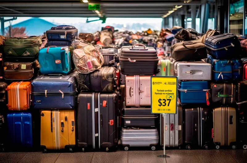 Equipaje perdido en el aeropuerto