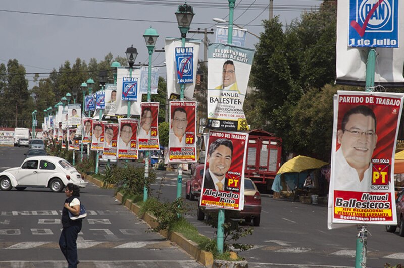 Campaña electoral en México