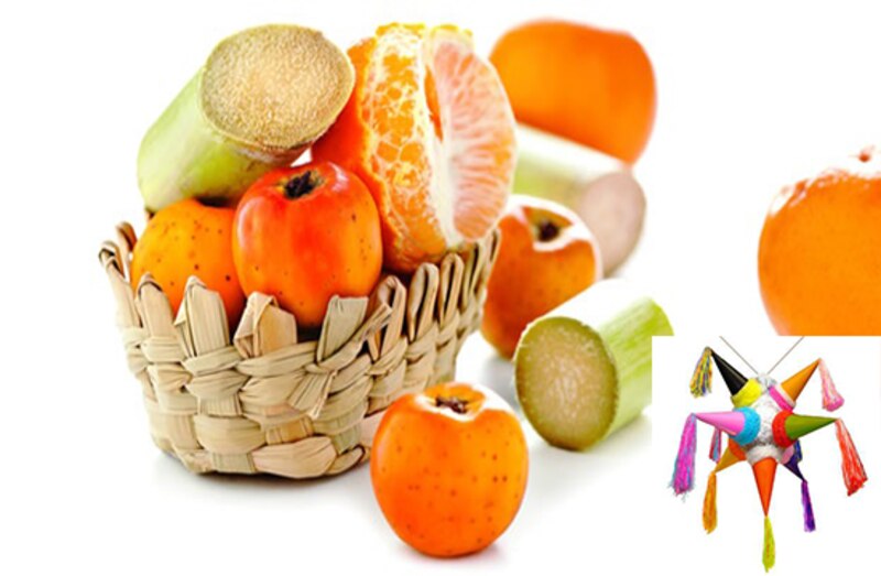 Las frutas de la temporada navideña en México