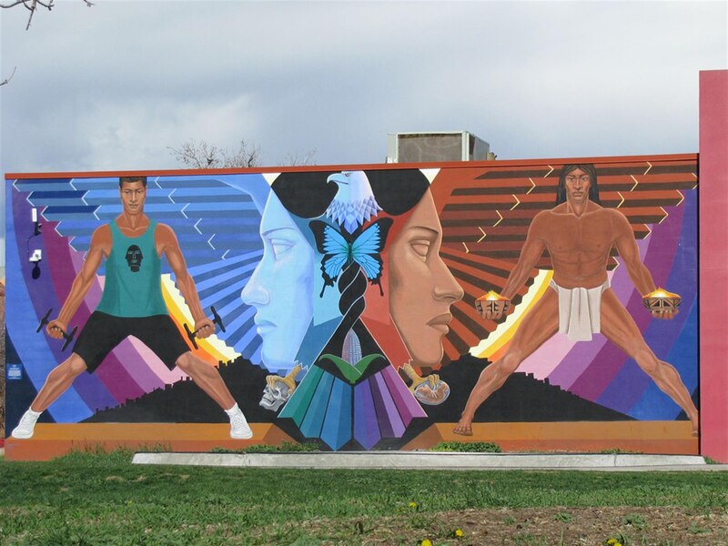 Mural en honor a la diversidad cultural