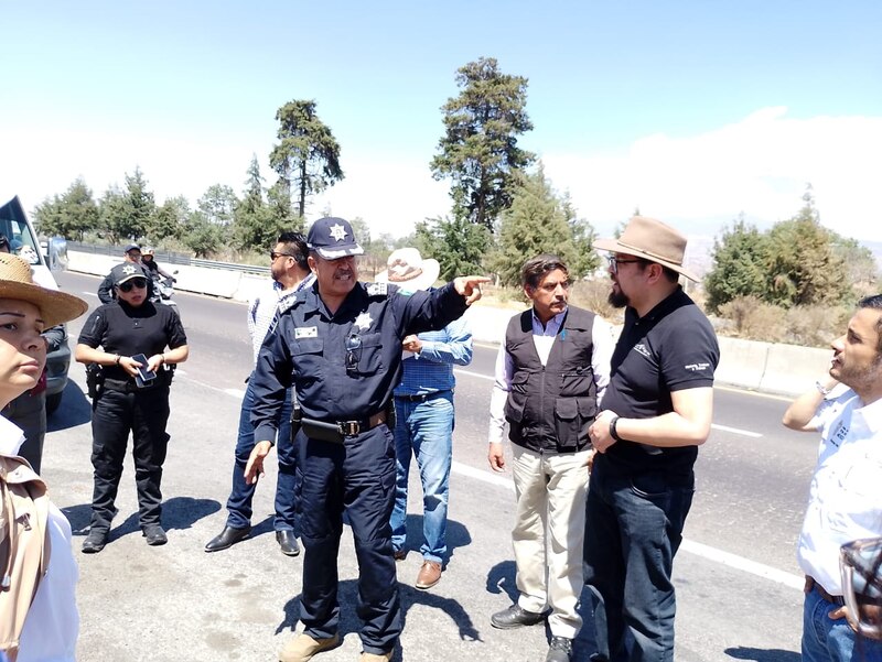 Accidente de tráfico en la carretera