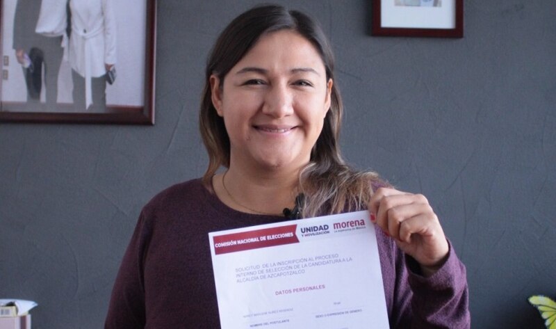 Candidata de Morena a la alcaldía de Azcapotzalco