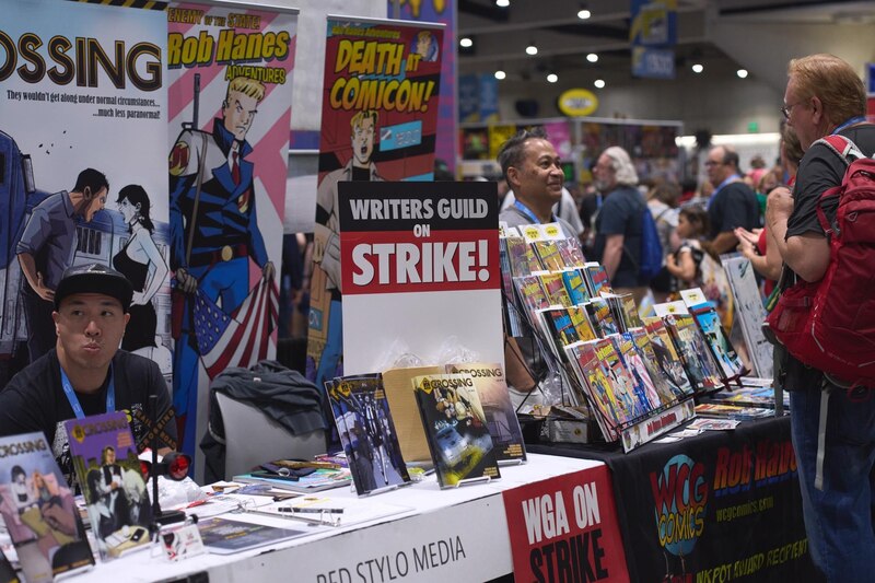 Escritores en huelga en la Comic-Con