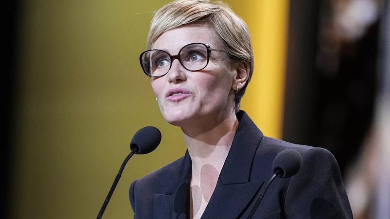 La actriz Robin Wright en la entrega de los premios Emmy 2020