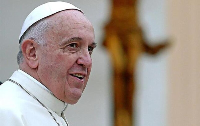El Papa Francisco sonríe