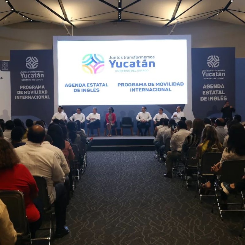 Presentación de la Agenda Estatal de Inglés en Yucatán