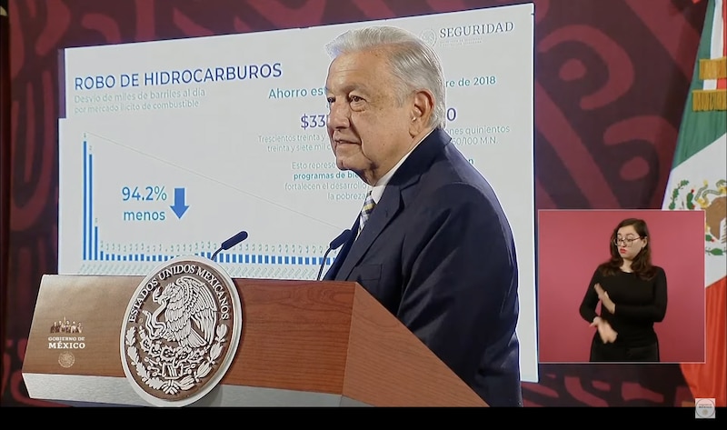 Title: AMLO anuncia plan para combatir el robo de hidrocarburos
