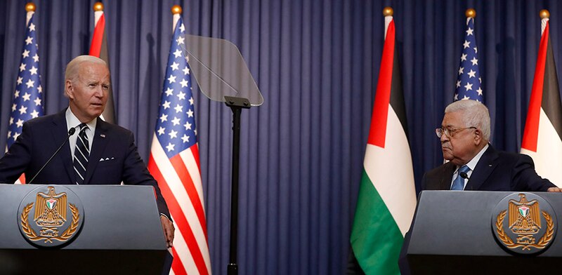 Biden y Abbas se reúnen en la Casa Blanca