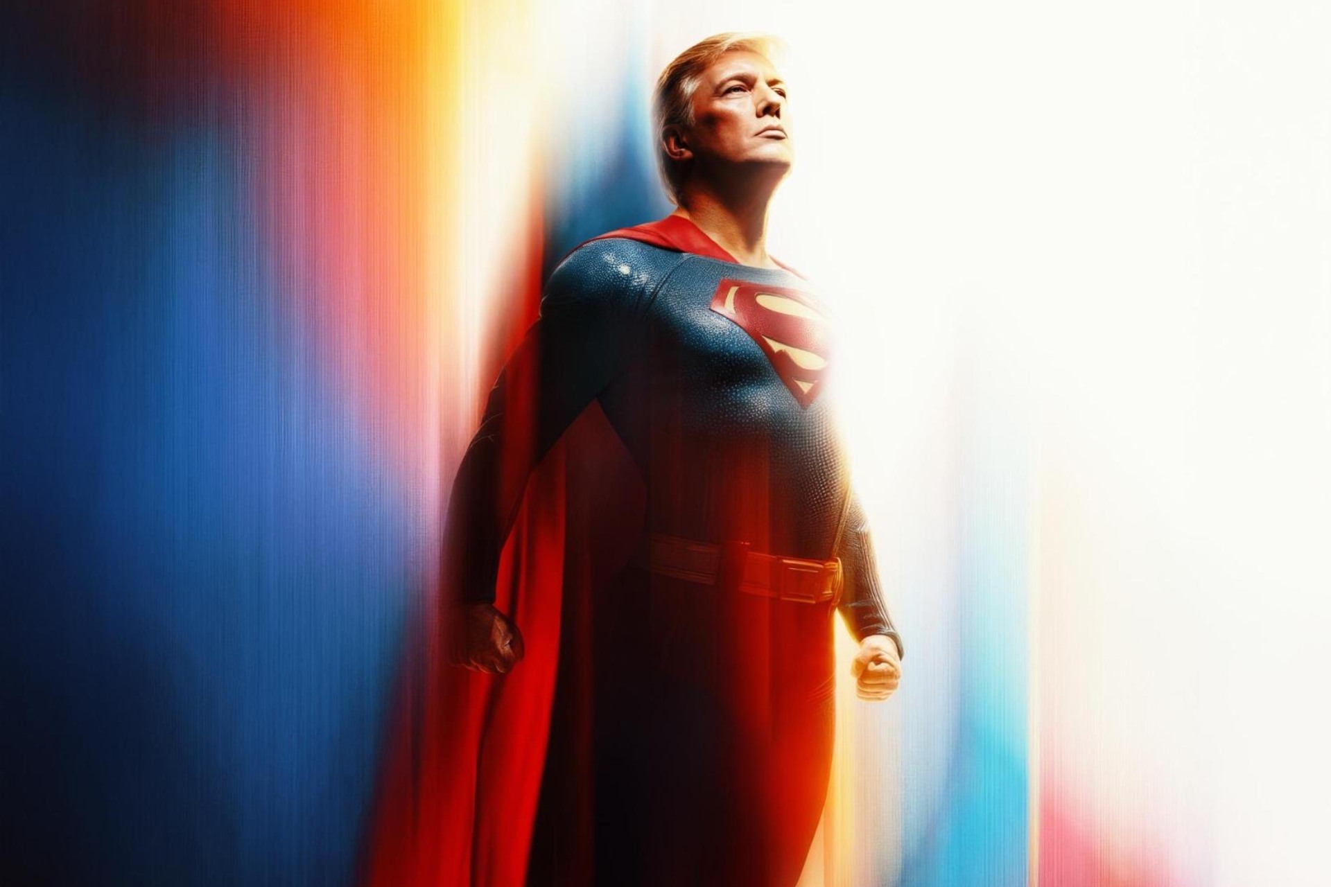 La Casa Blanca muestra a “Superman Trump” como “El símbolo de la esperanza”
