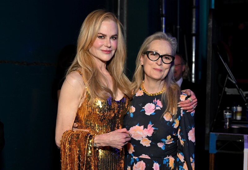 Nicole Kidman y Helen Mirren juntas en una alfombra roja