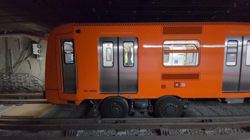 Nuevo tren subterráneo en la Ciudad de México