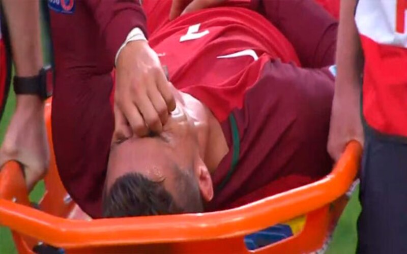 Cristiano Ronaldo lesionado