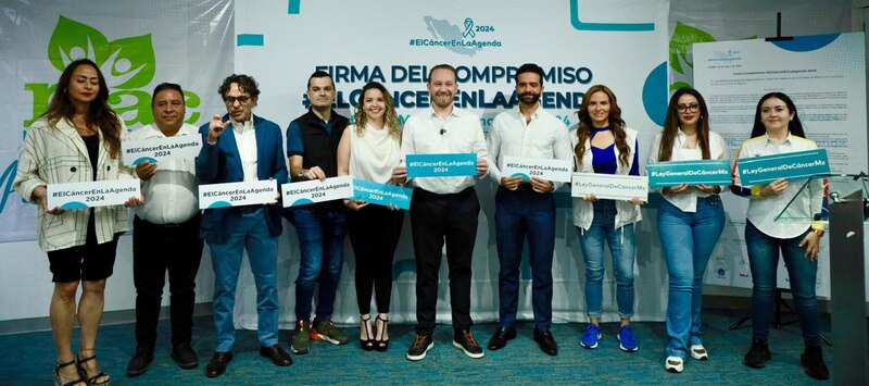 "Firman compromiso para que el cáncer sea prioridad en la agenda 2024"