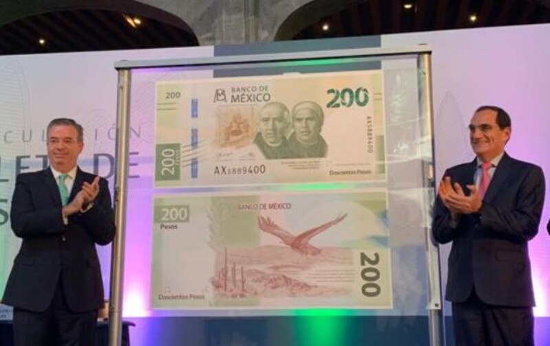 Nuevo billete de 200 pesos mexicanos