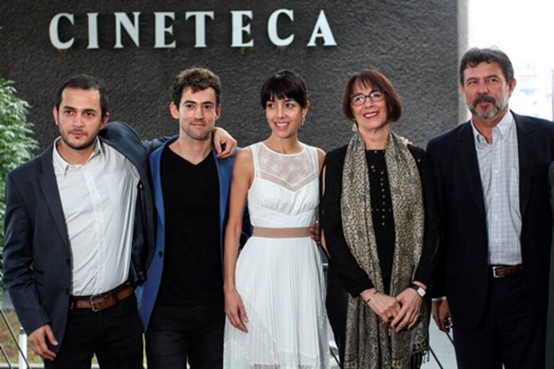 Actores y productores en la alfombra roja de la Cineteca Nacional