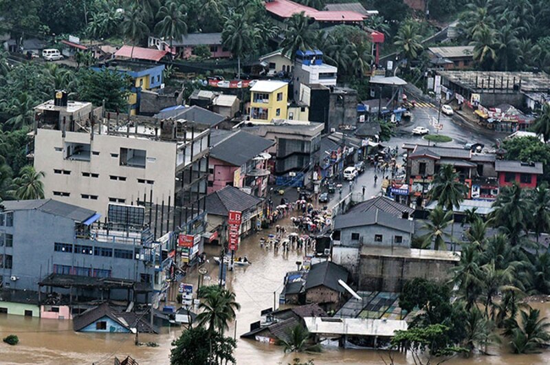 Inundaciones en Sri Lanka