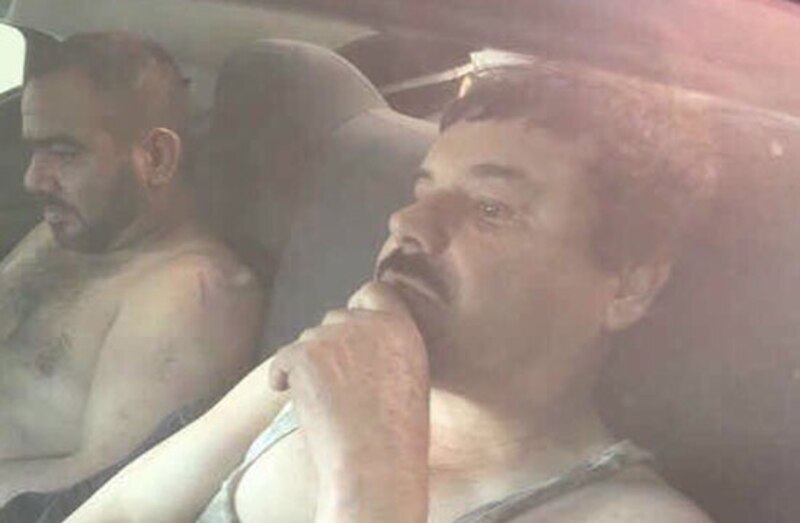 El Chapo Guzmán y Dámaso López Núñez