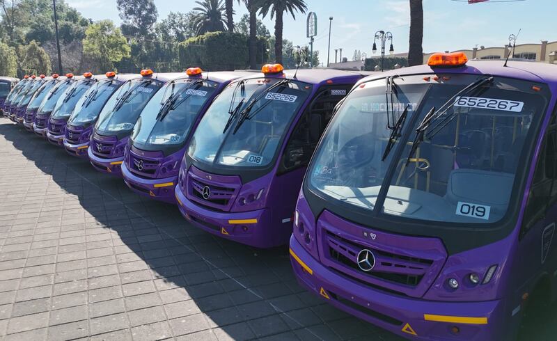Nuevos autobuses para la ciudad de México