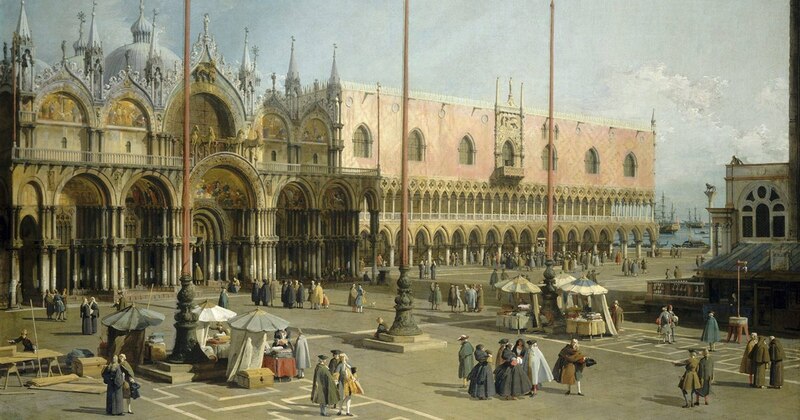 La Plaza de San Marcos en Venecia