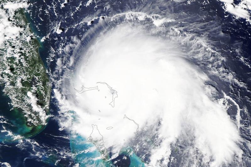 Huracán Dorian azota las Bahamas