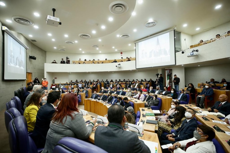 Reunión de trabajo en el Congreso de la Ciudad de México