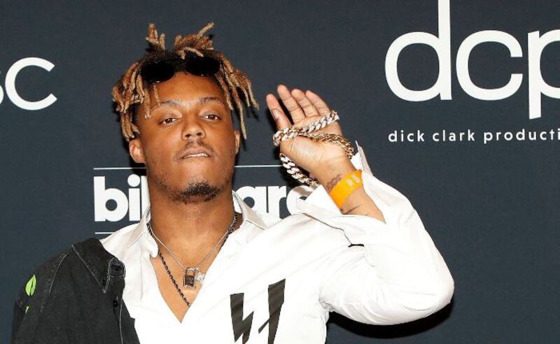 El rapero Juice WRLD en la alfombra roja de los Billboard Music Awards 2019
