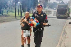 Trasladan a CDMX a Jazlyn Azulet, nieta de la “abuela heroína” en el puente de La Concordia