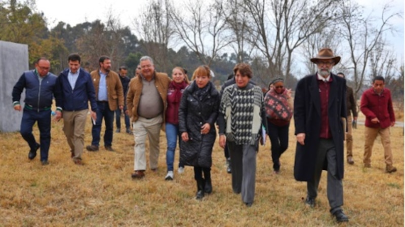 Visita de la alcaldesa a la zona arqueológica de la ciudad