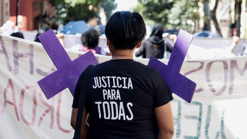 Protesta contra la violencia de género