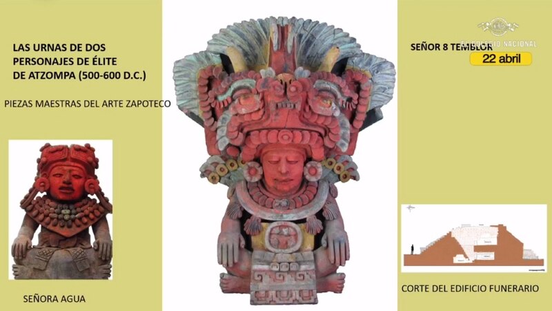 Las urnas de dos personajes de élite de Atzompa (500-600 d.C.)