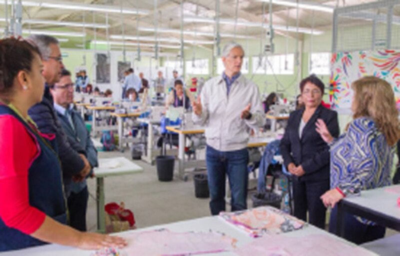 Visita a una fábrica textil