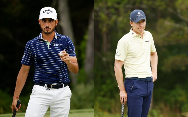 Jon Rahm y Sergio García, concentrados en el green