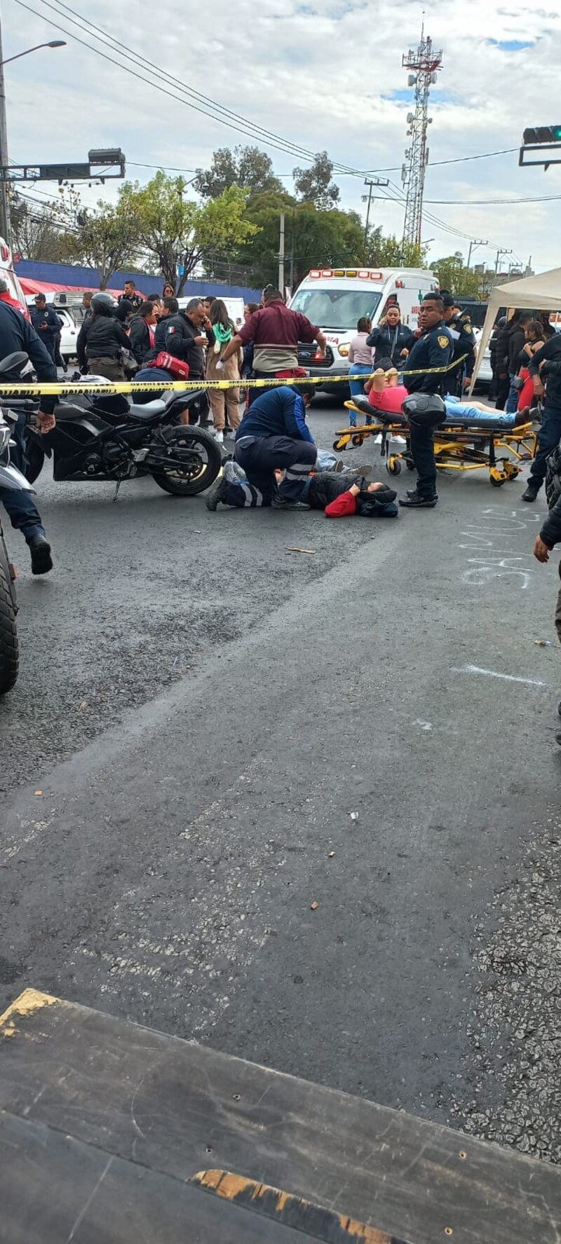 Accidente de moto en la Ciudad de México