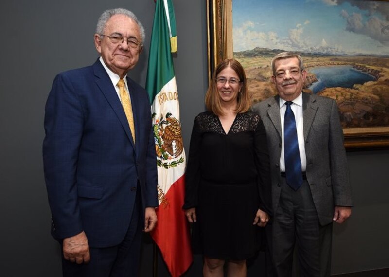 Reunión de trabajo entre el Secretario de Relaciones Exteriores, el Embajador de México en España y la Secretaria de Cultura