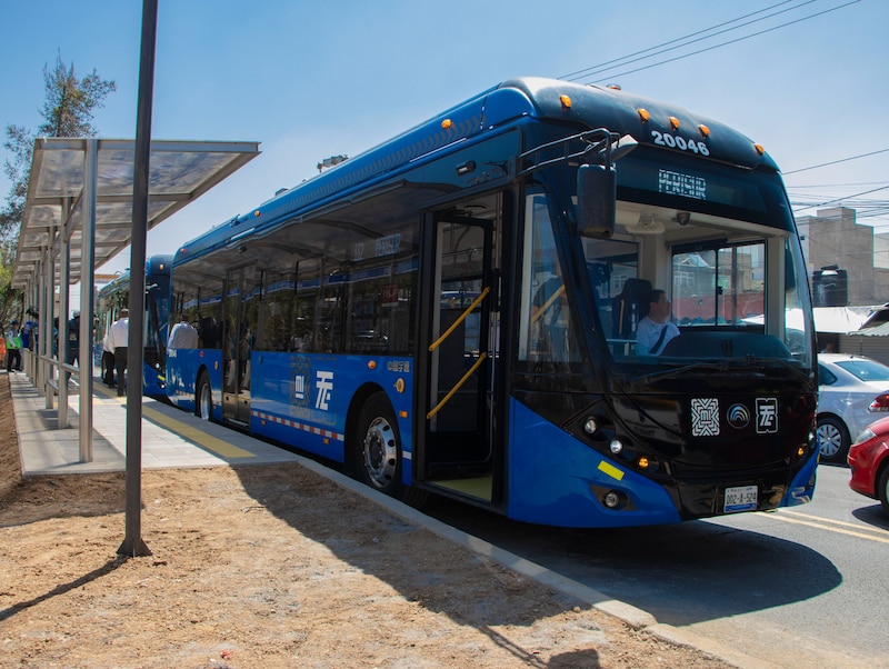 Autobús eléctrico en la Ciudad de México