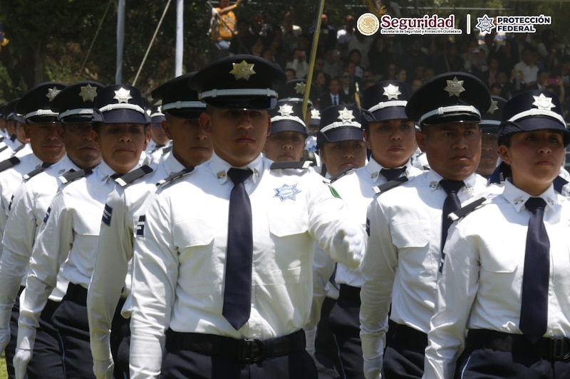 Cadetes se incorporan a las filas del Servicio de Protección Federal de la SSPC