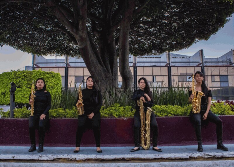 Saxofonistas en la Ciudad de México