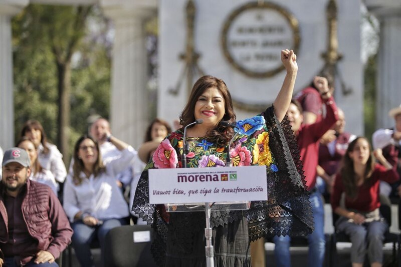 Sheinbaum encabeza cierre de campaña en el Monumento a la Revolución