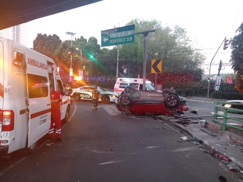 Accidente de tráfico en la Ciudad de México