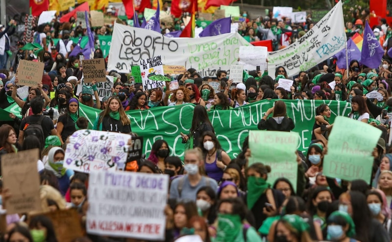 Marcha por el aborto legal en Argentina