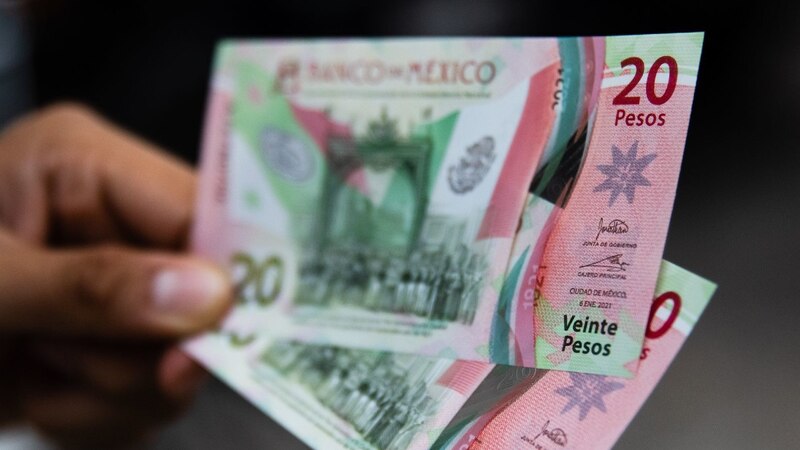 Billetes de 20 pesos mexicanos