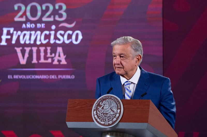 El presidente Andrés Manuel López Obrador encabeza la ceremonia del 109 aniversario luctuoso de Francisco Villa