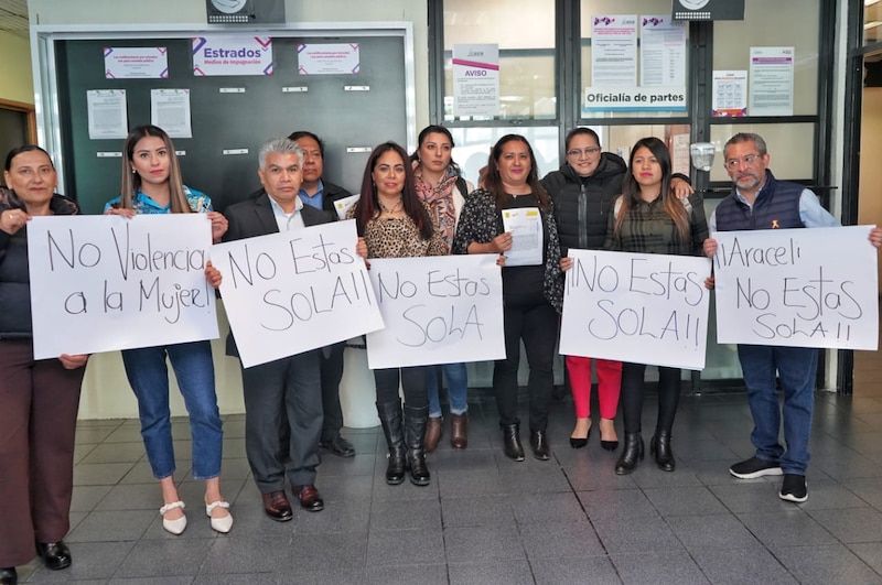 Protesta contra la violencia de género