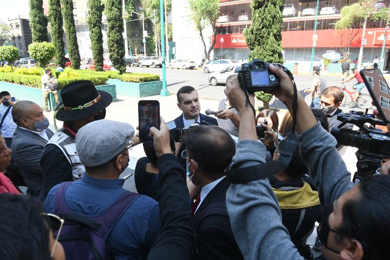 El presidente López Obrador da una conferencia de prensa