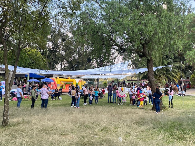 Fiesta infantil al aire libre