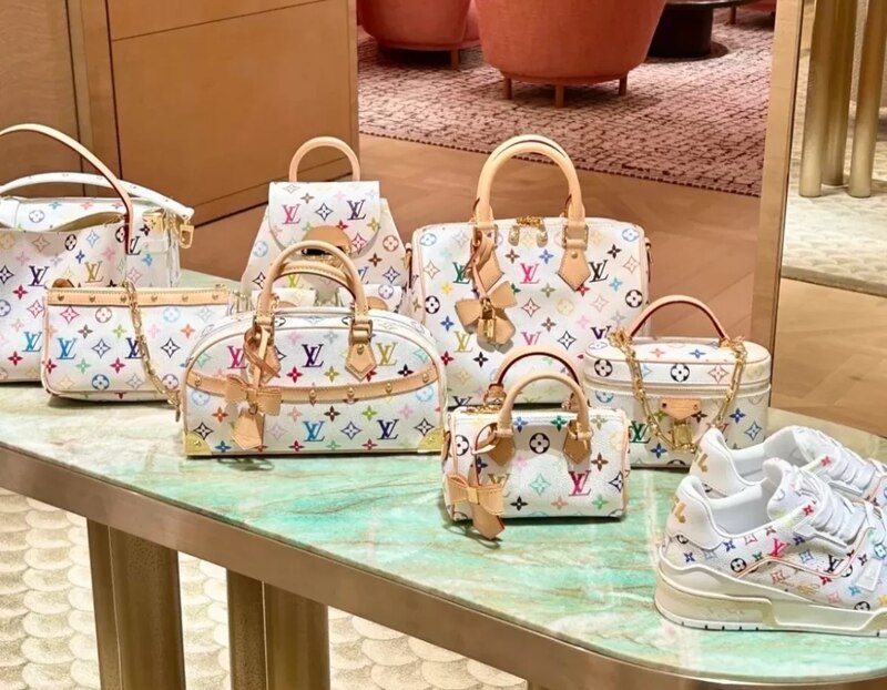 Bolsos de la colección de Takashi Murakami y Louis Vuitton del 2002