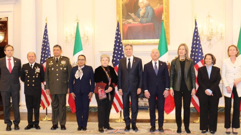 Reunión entre el presidente de México y el presidente de los Estados Unidos