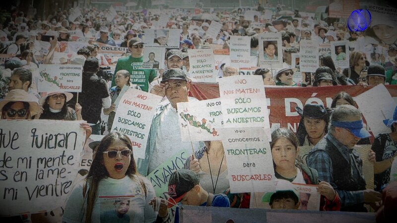 Protesta de madres de desaparecidos en México