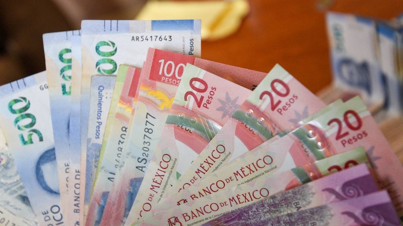 Billetes de pesos mexicanos