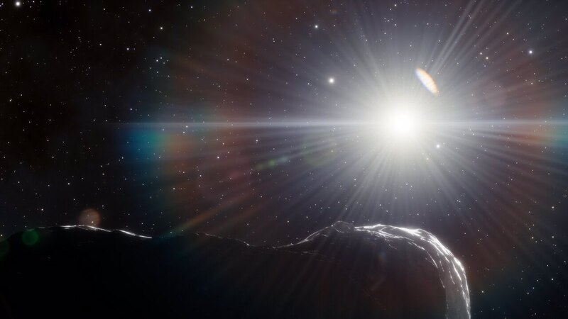Un cometa se acerca al Sol